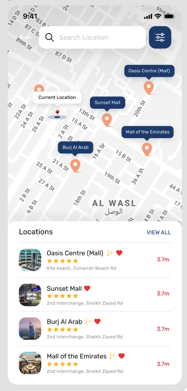 Smart Valet Parking App